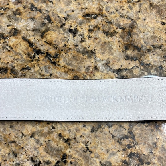NWT White House Black Market rhinestone buckle belt - Picture 3 of 5